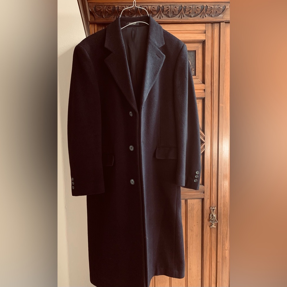 Ron Chereskin Men’s cashmere wool long formal outer coat.   Make offer